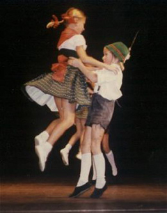 Swiss traditional dance
